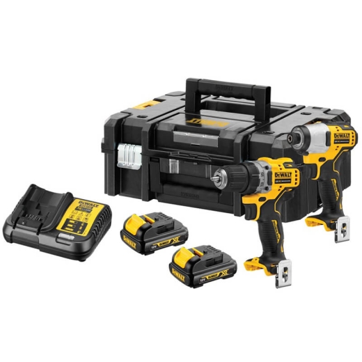 Набор аккумуляторного инструмента DeWALT DCK2110C2T - 1