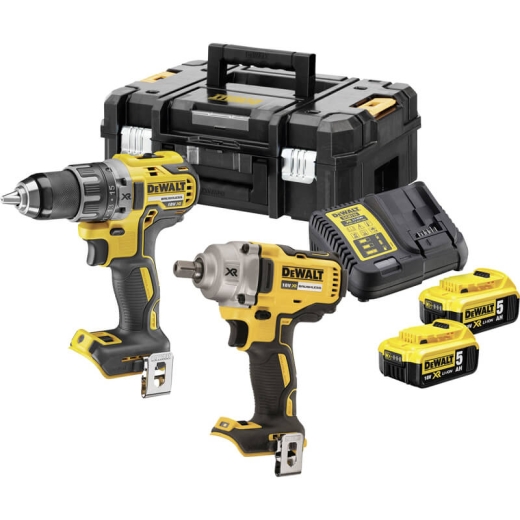 Набор аккумуляторного инструмента DeWALT DCK2077P2T - 1