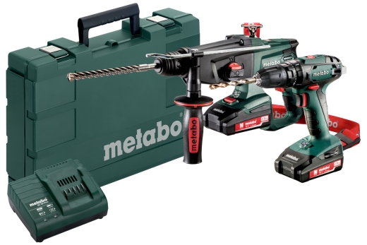 Аккумуляторный набор Metabo Combo Set 2.3.4 18 V SB18+KHA18 (685090000) - 1