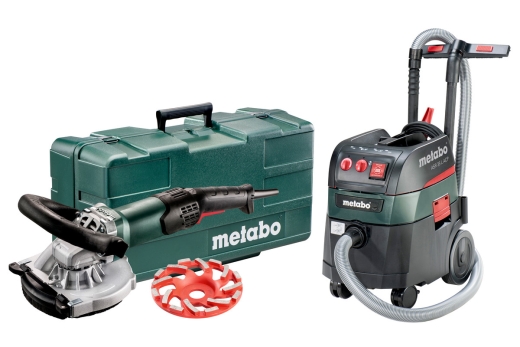 Набор шлифмашина Metabo RSEV 19-125 RT алмазный диск professional + Пылесос Metabo ASR 35 L ACP (691000000) - 1