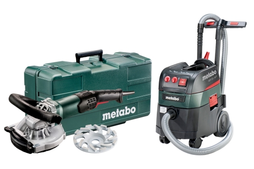 Набор шлифмашина Metabo RSEV 19-125 RT алмазный диск abrasiv + Пылесос Metabo ASR 35 L ACP (691002000) - 1