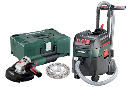 Набор Metabo WE 15-125 HD Set GED + Пылесос Metabo ASR 35 L ACP + MetaLoc (690893000) - 1