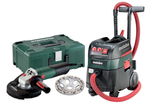 Ушм Metabo WE 15-125 HD Set GED + Пылесос Metabo ASR 35 M ACP + MetaLoc (690894000) - 1