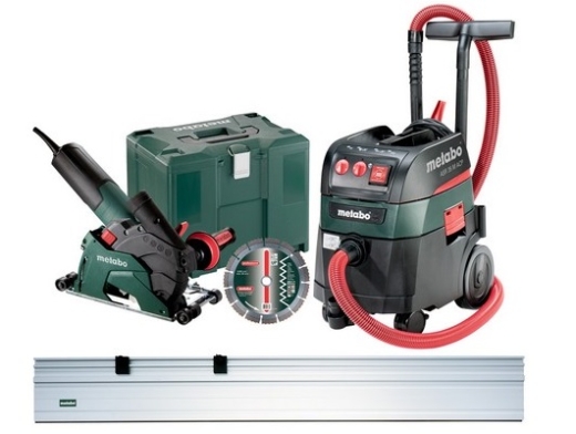 Набор Metabo W 12-125 HD Set CED 125 Plus + Metabo ASR 35 L ACP + направляющая (690887000) - 1