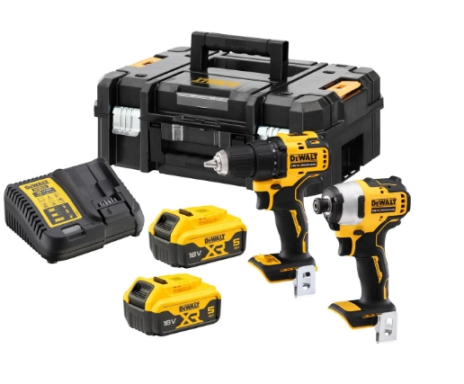 Набор из двух инструментов бесщеточных DeWALT DCK2061P2T - 1