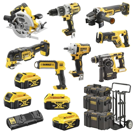 Набор из восьми инструментов аккумуляторных DeWALT DCK856P4 - 1