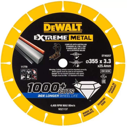 Диск алмазный DeWALT DT40257 355x25,4 - 1