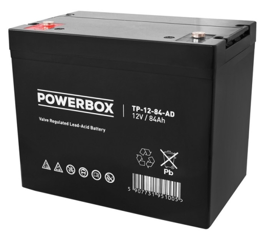 Аккумулятор AGM POWERBOX TP-12-84-AD 12V/84Ah - 1