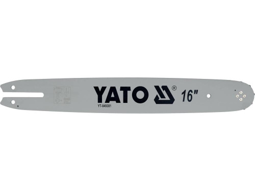 Шина направляющая цепной пилы YATO YT-849301 L= 16"/ 40 см (55 звеньев) для цепей YT-849529 - 1