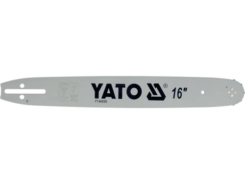 Шина направляющая цепной пилы YATO YT-849383 L= 16"/ 40 см (56 звеньев) для цепей YT-84953 - 1