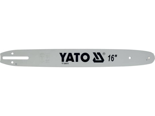 Шина направляющая цепной пилы YATO YT-84919 L= 16"/ 40 см (56 звеньев) для цепей YT-849477 - 1