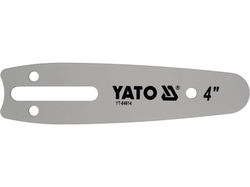 Шина для пилы YATO YT-84914 L= 4"/ 10 см (26 звеньев) Т-0,043" (1,1 мм) для цепей YT-828135, YT-828136 - 1