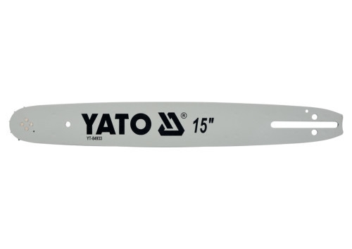 Шина направляющая цепной пилы YATO YT-84933 L=15"/ 38 см (64 звена) для цепных пил YATO YT-84905, YT-84945, YT-84962 - 1