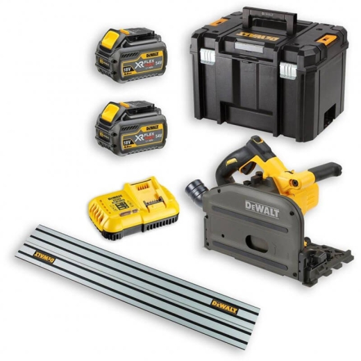 Пила погружная аккумуляторная XR FLEXVOLT DeWALT DCS520T2R - 1