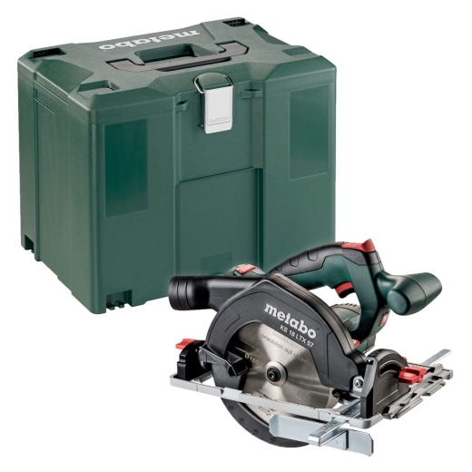 Аккумуляторная ручная циркулярная пила Metabo KS 18 LTX 57 3*4.0 Ач (601857960) - 1