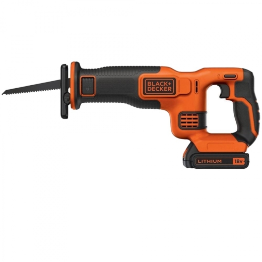 Пила сабельная аккумуляторная BLACK+DECKER BDCR18 - 1