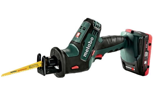 Аккумуляторная сабельная пила Metabo SSE 18 LTX Compact 2*4.0 Ач (602266800) - 1