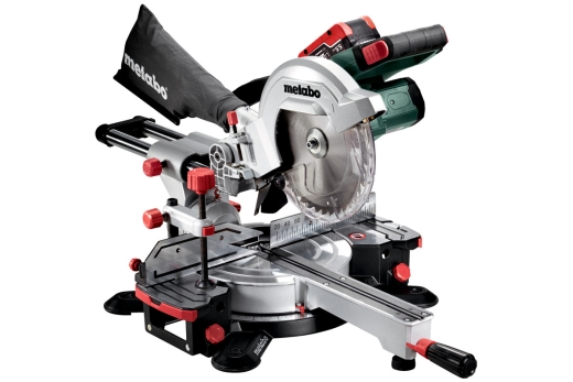 Аккумуляторная торцовочная пила с протяжным механизмом Metabo KGS 18 LTX 216 5.5 Ач (619001660) - 1