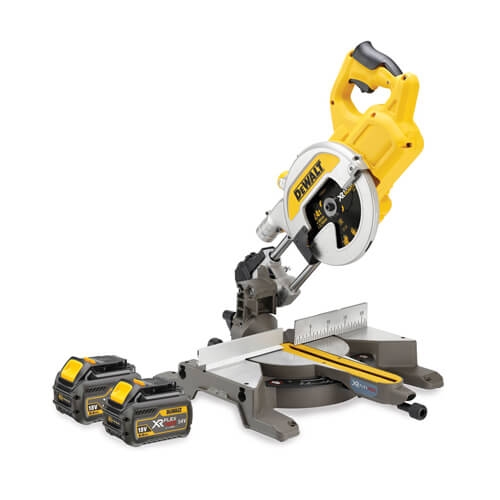 Пила торцовочная аккумуляторная XR FLEXVOLT DeWALT DCS777T2 - 1