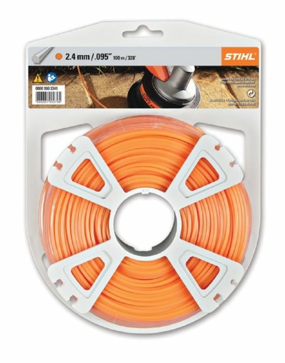 Косильная струна STIHL Ø2,4 мм х 97 м пятиугольная - 1