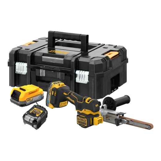 Напильник ленточный аккумуляторный бесщеточный DeWALT DCM200E2T - 1