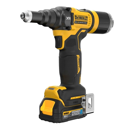 Заклепочник аккумуляторный бесщеточный DeWALT DCF403E1GT - 1