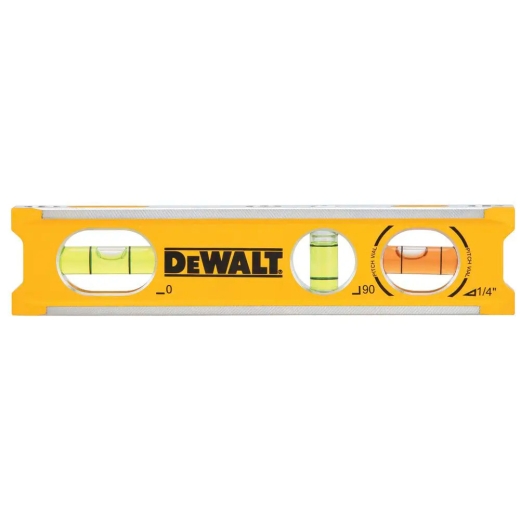 Уровень BILLET TORPEDO из алюминия длиной 165 мм с 3 капсулами и магнитами DeWALT DWHT42525-0 - 1