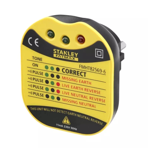 Тестер розеток настенный STANLEY FMHT82569-6 - 1