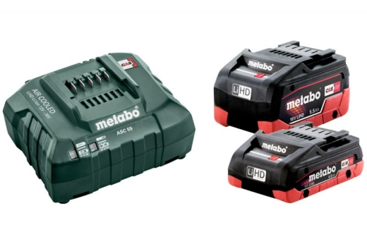 Базовый комплект Metabo LiHD 1x4.0 Аг + 1x5.5 Аг + 1x ASC 55 685160000 - 1