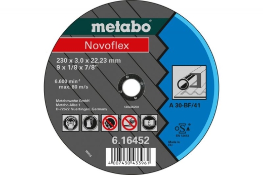 Отрезной диск Metabo Novoflex A 30, 180 мм 616450000 - 1