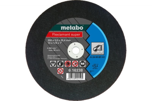 Отрезной диск Metabo Flexiamant Super A 24-M, 350 мм 616338000 - 1