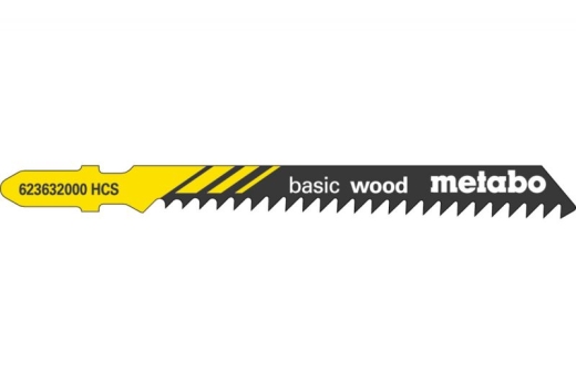 Лобзиковое полотно Metabo Basic Wood T 111 C, 25 шт 623606000 - 1