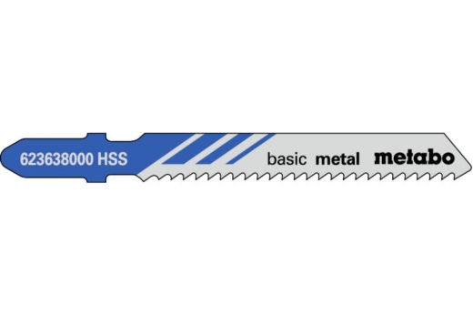 Лобзиковое полотно Metabo Basic Metal T 118 B, 5 шт 623638000 - 1