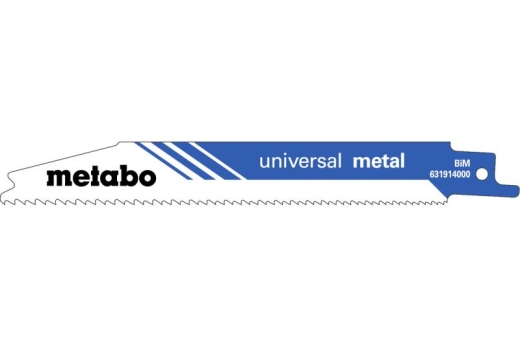 Сабельное полотно Metabo Universal Metal 150 мм, 2 шт 631911000 - 1