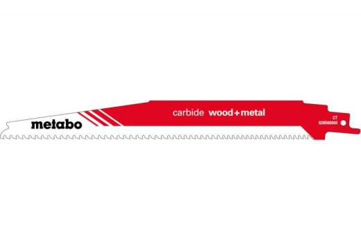 Сабельное полотно Metabo Carbide Wood and Metal 225 мм 626560000 - 1