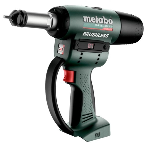 Аккумуляторный заклепочный пистолет для резьбовых заклепок Metabo NMP 18 LTX BL M10 Каркас, 601788850 - 1