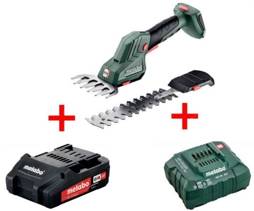 Аккумуляторные ножницы для травы и кустов Metabo SGS 18 LTX Q Li-Power 2.0 Ач, UA601609850 - 1