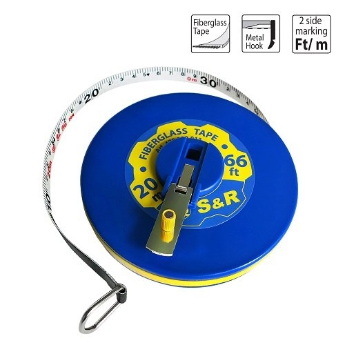 Рулетка S&R Fiberglass Tape 20 м (422920013) - 1