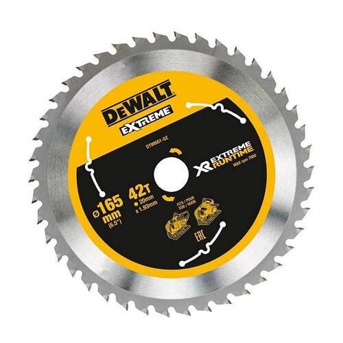 Диск пильный  ATB+R DeWALT DT99561 XR 165х20 мм  42Z - 1