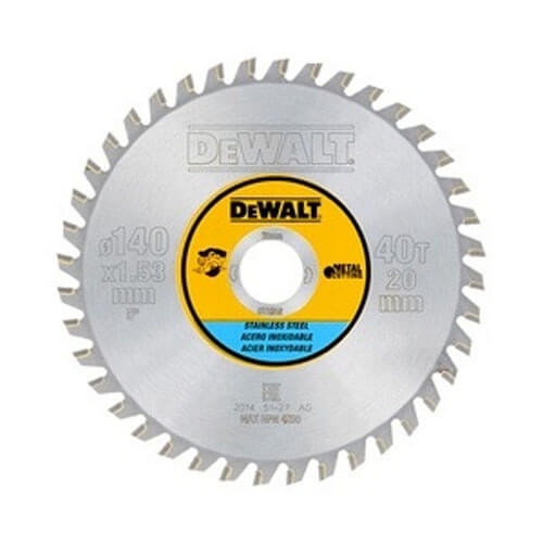 Диск пильный DeWALT DT1918 140х20 мм 40Z - 1