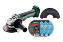 Акумуляторна болгарка Metabo W 18 L BL 9-125 Set Каркас, 691224000 - 1