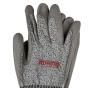 Перчатки защитные серые Haisser 211424 с полиуретановым покрытием - 3