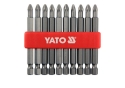 Отверточные насадки YATO YT-0480 "Philips" PН2 x 75 мм HEX 1/4" 10 шт - 1