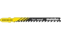 Лобзикове полотно з прогресивним зубом Metabo Fast Wood T 144 D, 5 шт 623921000 - 1