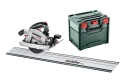 Аккумуляторный каркас дисковой пилы Metabo KS 18 LTX 66 BL + FS 160, 691194840 - 1