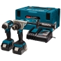 Набір інструментів Makita DLX2432TJ (DDF486, DTD153) - 1