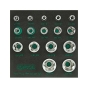 Набор головок TOPTUL Torx Plus EPR 1/4", 3/8", 1/2" 6EPR-32EPR 16 ед. GABF1601 - 1