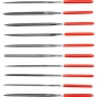 Надфілі YATO : L= 160/75 мм, b= 4 мм Набір 10 шт. YT-6164 - 1