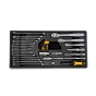 Набір головок, біт, шестигранних ключів 1/4, 3/8, 1/2, 341 предмет DeWALT DWMT45341-1 - 1