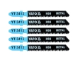 Пиляльні полотна зворотного різу по металу YATO HSS 12TPI, 75/50 мм, хвостовик Т, 5 шт - 1